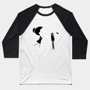 Cute couple loves Baseball T-Shirt